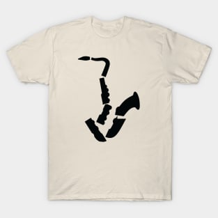 Saxophone Disjoined T-Shirt